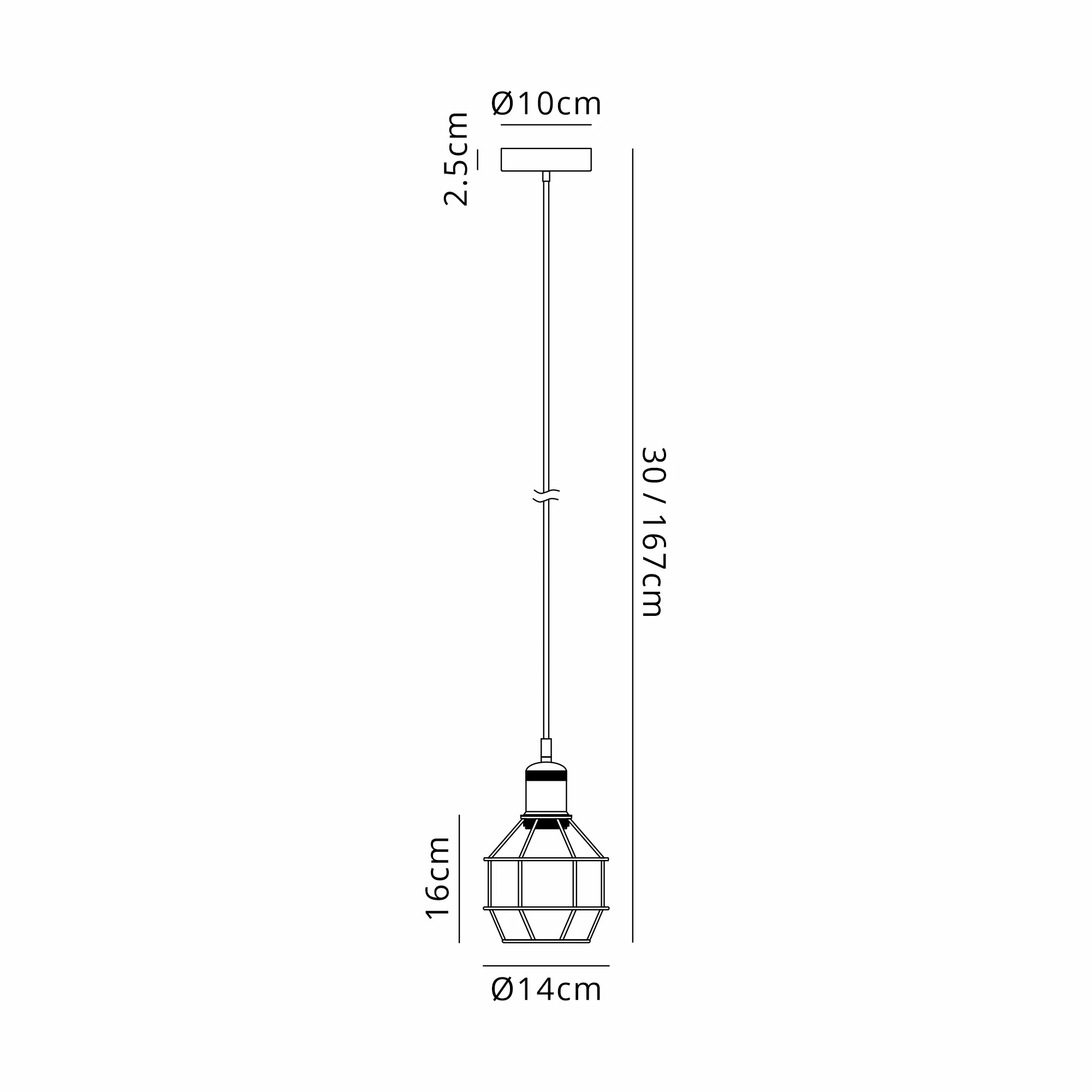 Walter-Matt Black Ceiling Lights Deco Single Pendant